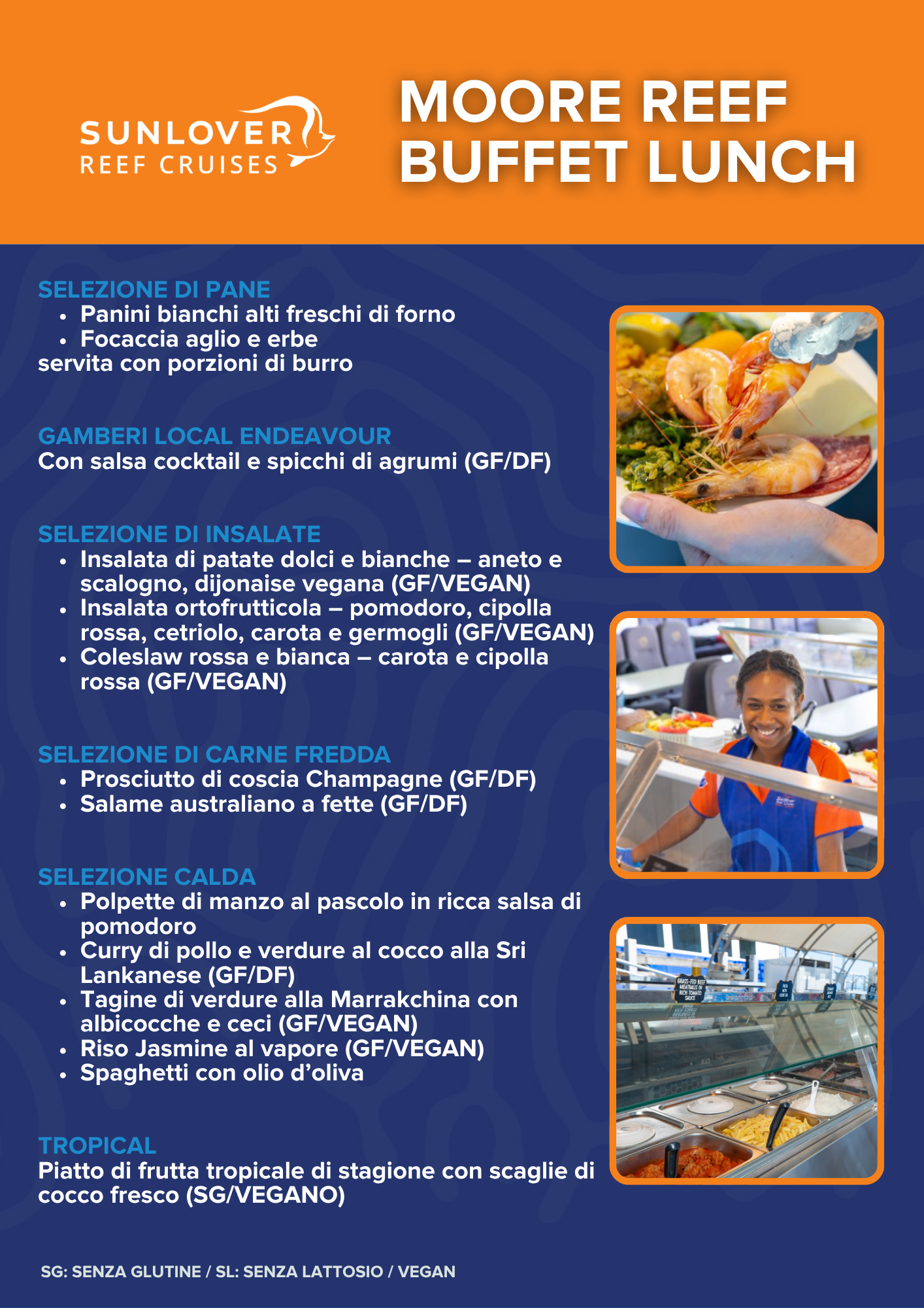 MOOR REEF BUFFET LUNCH ITALIAN