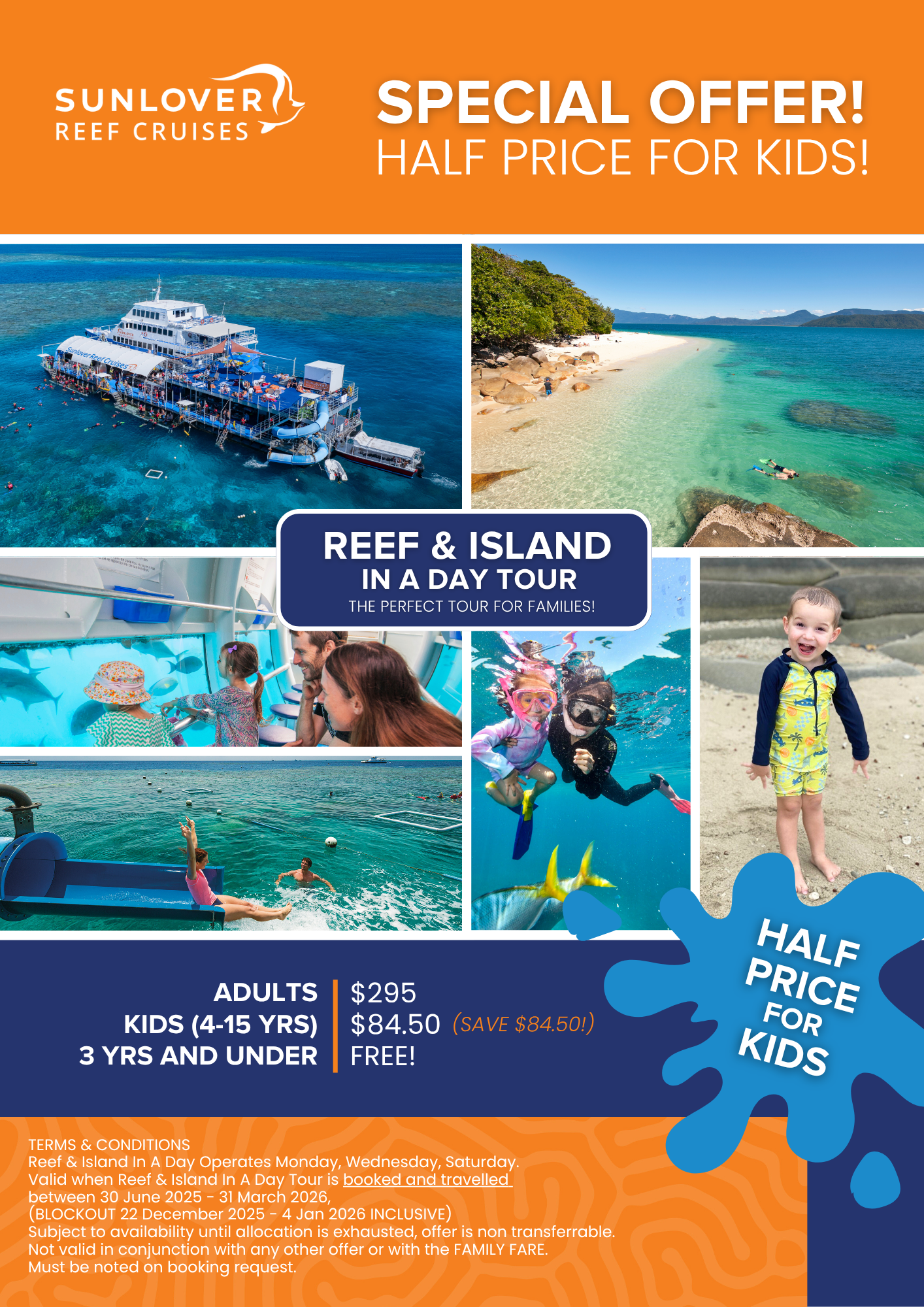REEF & ISLAND + HALF PRICE KIDS